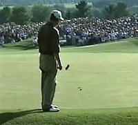 Putt on the 18th Valhalla 2000 PGA