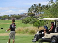 Waikoloa lessons on the range